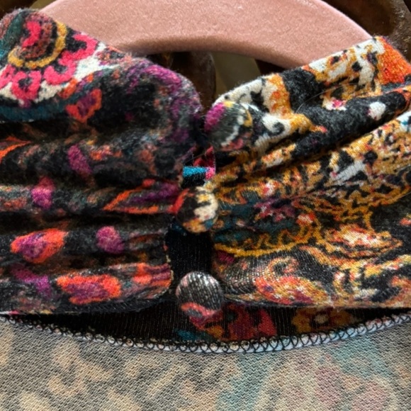 Free People “All Dolled Up” Paisley Mini Dress Open Back XS - Picture 8 of 9